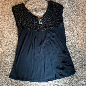 Black BKE cap sleeve